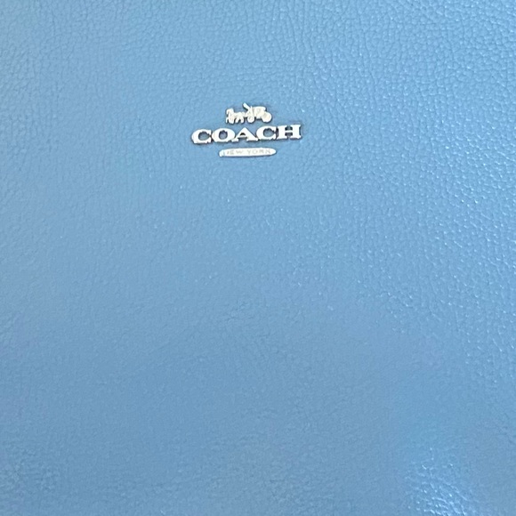 Coach Blue Leather purse - Picture 2 of 13